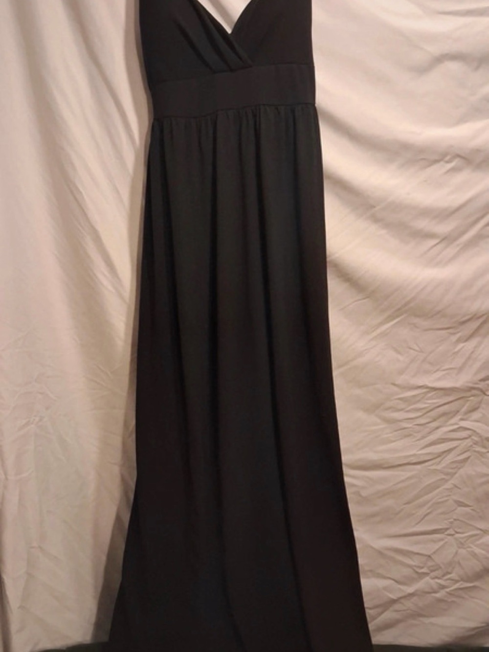 Planet Gold Black V-Neck Empire Waist Maxi Dress $10 firm no offers brand new